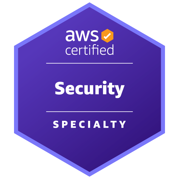 AWS Certified Security Specialty badge
