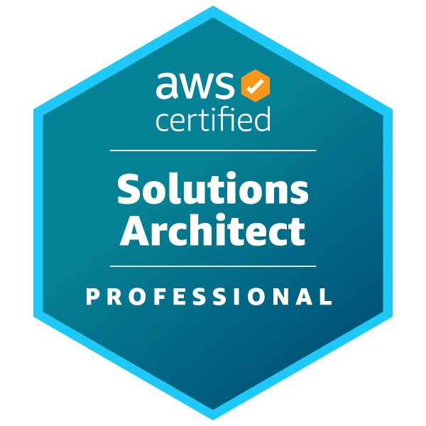 AWS SA Professional badge