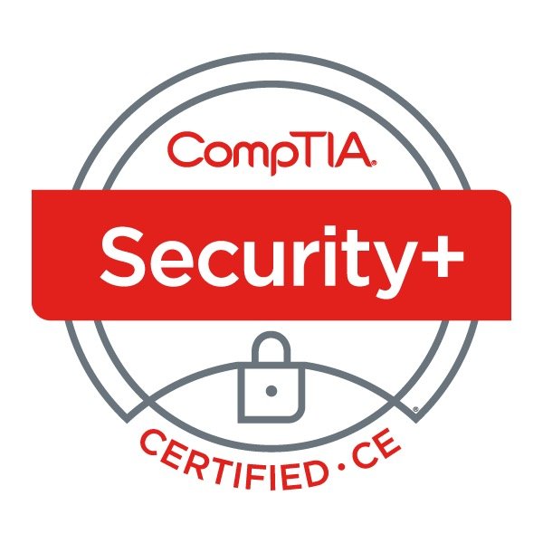 CompTIA Security+ CE badge
